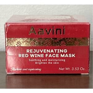 Aavini Red Wine Face Mask 3.53 oz– Hydrating, Brightening & Anti-Aging Skincare